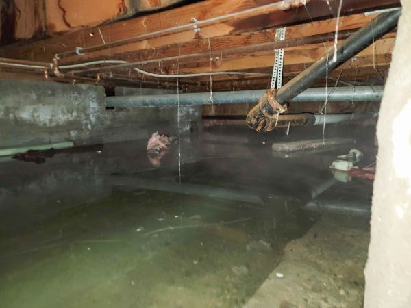 Crawl Space Drying in Sandy