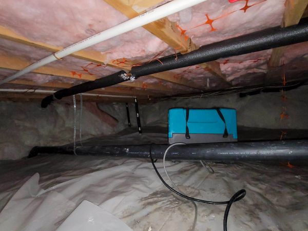 Crawl Space Water Remediation in Sandy