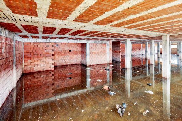 Basement Flood Remediation in Sandy